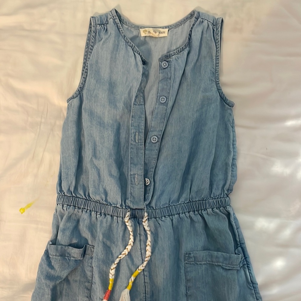 Soft Jean jump suit for girls